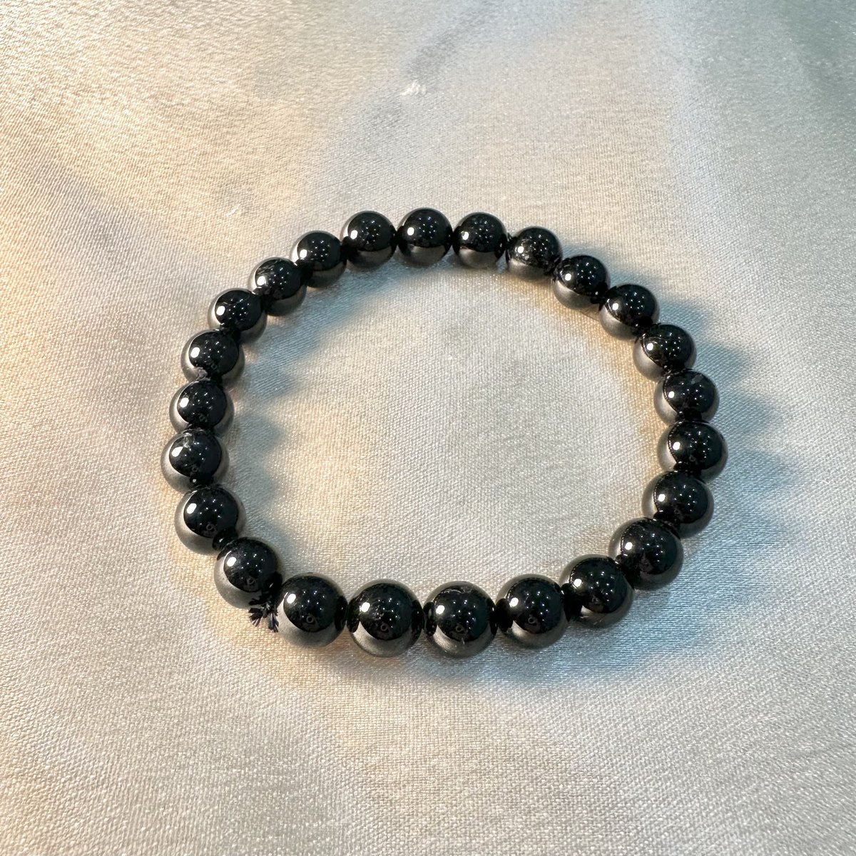 Black Tourmaline Bracelet - Crystals - Rudraa Ratna
